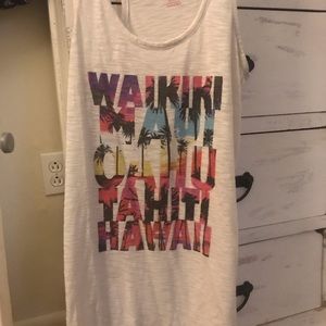 Hawaii beach tank